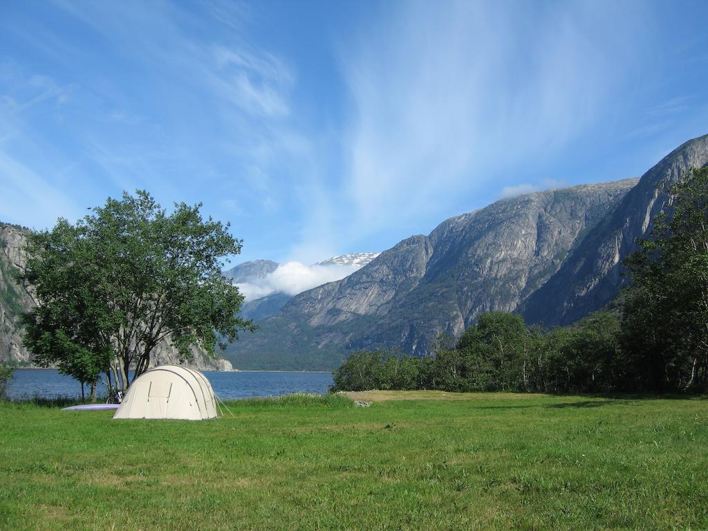 Hotel Saebo Camping Eidfjord Exteriér fotografie